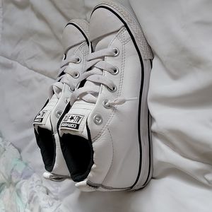White Converse Kids